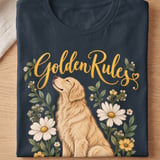 Golden Rules Golden Retriever Tee thumbnail 3
