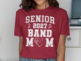Senior 2027 Band Mom Heart Graphic T-Shirt thumbnail 12