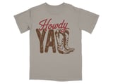 Howdy Y'all Western Boots Graphic T-Shirt thumbnail 7