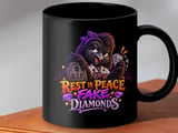 Rest In Peace Fake Diamonds Raven Mug thumbnail 8