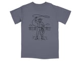 Modern Cowboy Line Art T-Shirt thumbnail 2