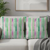 Striped Throw Blanket and Pillow: Watercolor Wash, Soft Cozy Gifts for Home  thumbnail 8