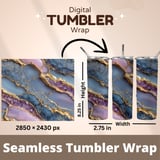 20 oz Skinny Tumbler Wrap Sublimation Design, Agate Gold Texture, Straight and Tapered Wrap png, Digital Tumbler Design, Instant Download thumbnail 5