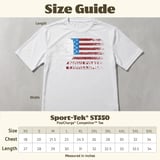 Pickleball Sport-Tek Performance Tee, Pickleball USA Flag Distressed Graphic, Performance Court Apparel thumbnail 12