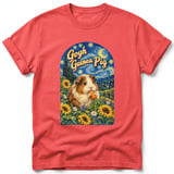 Gogh Guinea Pig ~ Comfort Colors Premium Tee thumbnail 3