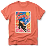 Cutout Cat ~ Comfort Colors Premium Tee thumbnail 4