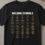Welding Symbols Chart Tee thumbnail 5