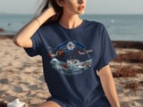 U.S. Coast Guard Semper Paratus T-Shirt | Patriotic Military Service Tee | USCG Apparel Gift for Veteran Father Marine Brother thumbnail 6