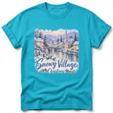 Snowy Village ~ Comfort Colors Premium Tee thumbnail 5