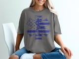 Distressed Star of Life Graphic T-Shirt thumbnail 6