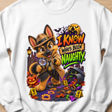 Detective Chase the Dog Halloween Sweatshirt thumbnail 2