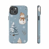 Winter iPhone Case: Snowman Pattern, Holiday Design, Protective, Christmas Theme thumbnail 6