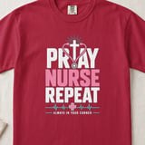 Pray Nurse Repeat Tee thumbnail 7