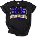 305 Miami Gardens Florida Tee thumbnail 1