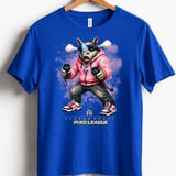 VR Rhino Gamer Shirt for Boys, Funny Virtual Reality Gaming Tee, Kids Birthday Gift, Pixo League by Farron House thumbnail 6
