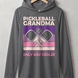 Pickleball Sport-Tek Performance Hood, Pickleball Grandma Like A Regular Grandma Only Way Cooler, Lightweight Hoodie thumbnail 5