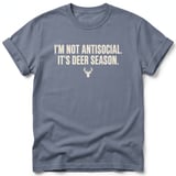 Not Antisocial It's Deer Season Tee thumbnail 1