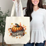 Howdy Pumpkin Tote Bag thumbnail 9