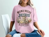 Mama Needs Jesus & Coffee Digital Design Other, Christian Mom Life Sublimation, Vintage Faith Based Gift for Her thumbnail 3