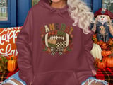 Game Day Sweatshirt Vintage Fall Football Hoodie Coquette Patchwork Football Shirt Cute Tailgate Tote Bag Autumn Gameday Mom Gift thumbnail 10