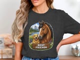 Horse And Dog Best Friends Tee thumbnail 2