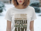 US Army Veteran Flag Tee thumbnail 5