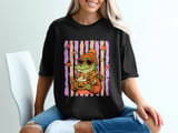 Cozy Fall Alligator Pumpkin Spice Sweatshirt, Retro Crocodile Halloween Vibes Hoodie, Cute Autumn T-Shirt Gift thumbnail 2