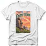 Gogh Easter Island ~ Comfort Colors Premium Tee thumbnail 9