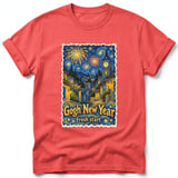 Gogh New Year ~ Comfort Colors Premium Tee thumbnail 3