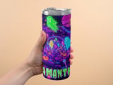 Personalized Halloween Tumbler, Spooky Ghosts Tumbler, Name Tumbler, Candy Corn, Halloween Party, Halloween Gift, Custom Tumbler thumbnail 2