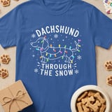 Dachshund Through the Snow T-Shirt thumbnail 3