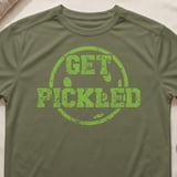 Pickleball Sport-Tek Performance Tee, Get Pickled Distressed Graphic, Athletic Open-Play Court Apparel thumbnail 4