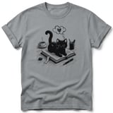 Bookish Black Cat Tee thumbnail 31