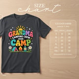 Groovy Grandma Camping Crew 2026 T-Shirt thumbnail 2