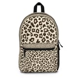 Classic Leopard Print Backpack, Animal Pattern Spiral Notebook, Wild Aesthetic School Bag & Journal Set thumbnail 6