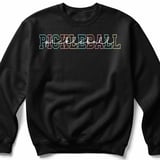 Pickleball Gildan Crewneck Sweatshirt, Retro Pastel Varsity Pickleball Script, Court Warm Up Pullover thumbnail 1