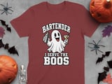 Bartender I Serve The Boos Tee thumbnail 4
