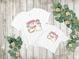 Puppy Ghost Boop Halloween T-Shirt with Sheet Costume Bat Cloud Stars Hearts Graphic Print thumbnail 7