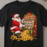 Santa's Holiday Jackpot T-Shirt thumbnail 1