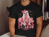 Faux Patchwork Spooky For A Cure Tee thumbnail 15