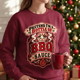 Pretend Im A Bottle Of BBQ Sauce Tee thumbnail 12