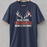 Dear Santa Bring A Ten-Point Tee thumbnail 2
