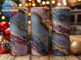 20 oz Skinny Tumbler Wrap Sublimation Design, Agate Gold Texture, Straight and Tapered Wrap png, Digital Tumbler Design, Instant Download thumbnail 2