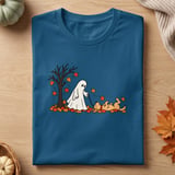 Ghost Walking Dog Autumn Tee thumbnail 7