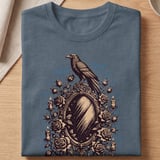 Gothic Raven and Roses Tee thumbnail 3