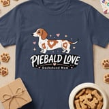 Piebald Love Dachshund Mom T-Shirt thumbnail 2