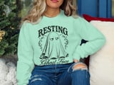 Resting Ghost Face Tee or Sweatshirt thumbnail 16