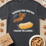 Sausage Dog High Dive Tee thumbnail 1
