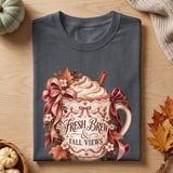Fresh Brew & Fall Views Tee thumbnail 2