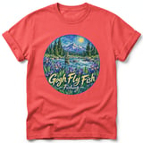Gogh Fly Fish ~ Comfort Colors Premium Tee thumbnail 3